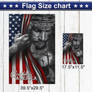FLAGWIX Christian American Flag, God Bless America Flag - 4th of July, Independence Day Decorations for Home, Garden, 30x40 House Flag - USA Flags Premium Polyester, Decorative Indoor Outdoor Flag by GreenHaven Gardens