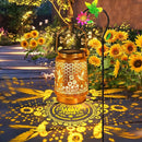 Hummingbird Solar Lanterns Outdoor Garden Decor, Birthday Gifts for Women Mom Grandma Hanging Metal Solar Lights Waterproof Decoration LED Lantern with Shepherd Hook for Outside Garden Yard Patio Lawn by GreenHaven Gardens