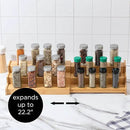 SIMPLEMADE 3-Tier Spice Rack Organizer - Versatile Storage Shelf for Kitchen, Bathroom, Bedroom & Office, Set of 1, Expandable Bamboo by CozyNest Decor