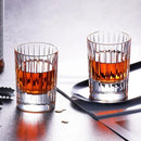 KAMMAK Crystal Whiskey Glasses Set of 2, Handcrafted 3.38oz Liquor Glasses, Luxury Old Fashioned Glasses Stemless, Hand Blown Scotch Cup for Women, Men Barware Gift for Cocktail, Bourbon by CozyNest Decor