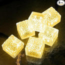 Solar Brick Lights Outdoor Solar Lights Outdoor Waterproof Patio Brick Lights Garden Decor for Outside 6 Packs for Patio,Yard,Walkway,Pathway Decor by CozyNest Decor