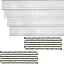 Dreamscape E-Z Edge Aluminum Landscape Edging - 4 Strips, 6ft Each (24ft Total), Mill Finish (Natural Aluminum) - Professional Quality Landscaping Border, Metal Divider for Lawn, Garden, Flowerbed by GreenHaven Gardens