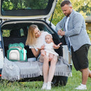 TPN Collapsible Baby Bathtub, Baby Bath Tub with Soft Cushion & Real-Time Thermometer, Baby Bathtub Infant to Toddler Tub (0-36 Months), Portable Newborn Travel Bath tub by TinyTreasures Baby Boutique
