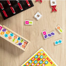 Melissa & Doug Dominoes Tabletop Game with 28 Colorful Tiles in Wooden Storage Box by TinyTreasures Baby Boutique