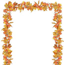 Lvydec 2 Pack Fall Maple Leaf Garland - 5.9ft/Piece Artificial Fall Foliage Garland Thanksgiving Decor for Home Wedding Party Christmas (Yellow) by CozyNest Decor