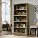 Sauder 5 Tier Book Shelf Wooden Bookcase Multipurpose Bookshelf for Home Office, Living Room, in Lintel Oak by CozyNest Decor