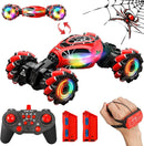 Spider Remote Control Car Gesture Sensing Hand Controlled Stunt Car, 4WD Drift Twist Off-Road Vehicle with Light Music, Birthday Xmas Gifts Suitable for Boys and Girls by TinyTreasures Baby Boutique