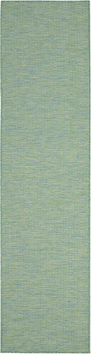 Nourison Home Positano Blue Green 2' x 6' Area Rug Easy Clean, Non Shedding, Bed Room, Living Room, Dining Room, Kitchen (6' Runner) by CozyNest Decor
