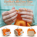 Crochet Pumpkin Pie Gift Idea for Boss – Funny Handmade Appreciation Plush with card “Best Boss” – Farewell Gifts for Women Men, Office Desk Decor, Mini Thank You Token for Manager, Supervisor, Leader by CozyNest Decor