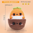 WaldyWop Beginner Crochet Kit for Kids: Easy Crocheting Starter Kits for Girls - Learn to Crochet Set w/Step-by-Step Video - Complete Knitting Kit, Easy Crochet Yarn, Birthday Gifts for Women by TinyTreasures Baby Boutique