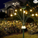 HIGH Power Solar Garden Lights Outdoor, 2 Pack 18 LED Solar Firefly Lights Fairy Swaying by Wind for Outside, IP67 Waterproof, for Patio Garden Yard Walkway Sidewalk, Green by GreenHaven Gardens