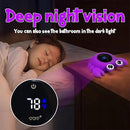 TKY Baby Bath Thermometer with Floating Toys & Room Temperature Monitor - Rechargeable Digital Thermometer with Temperature Alerts, Bath Essentials for Newborns, Infants Crab (Purple) by TinyTreasures Baby Boutique