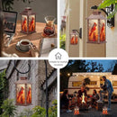 Solar Lanterns Outdoor, Waterproof Cardinal Garden Hanging Lanterns with LED Flickering Flameless Candles, Lantern Decor Birthday Gifts for Women Mom Grandma by CozyNest Decor