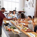 Thanksgiving Placemats Set of 6 Thanksgiving Day Plastic Table Mats Welcome Fall Place Mats Washable Vinyl Rustic Holiday Table Decoration for Indoor Outdoor Autumn Party Kitchen Dining by CozyNest Decor