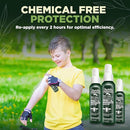 Deet-free Insect & Mosquito Repellent Travel Pack (2, 4, 8oz) – Nice Smelling Insect Repellent with Lemongrass Oil Safe for Pets and Kids – Bug Spray for Mosquitoes, Gnats, Black Flies, and No-see-ums by TinyTreasures Baby Boutique