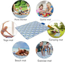 Beach Blanket Picnic Blanket Outdoor Mat Extra Large Waterproof Sand Proof Camping Blanket Lightweight Folding Portable Travel Blanket for Family Park Beach Grass, 79"x57" by TinyTreasures Baby Boutique