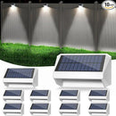 LANSOW Solar Fence Lights 10 Pack, Cool ，Warm and White, Solar Deck Lights Outdoor Waterproof, Dusk to Dawn Solar Powered Decor for Outside, Step, Yard, Patio, Wall, Stair by GreenHaven Gardens