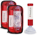 Anti-Choking Device 2 Pack – Portable Airway Suction Device & First Aid Kit for Adults & Children – Lightweight & Compact Emergency Solution for Home, Car & Travel by TinyTreasures Baby Boutique