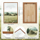 KAIRNE Scripture Christian Canvas Wall Art,Bible Verse Prints Set of 3(16”X24”),Modern Scripture Floral Wall Decor,Framed Green Countryside Field Paintings for Living Room Bedroom Ding Room Decor by CozyNest Decor