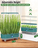 Hydroponics Growing System Kit, 16 Pods Indoor Garden with 28W Full Spectrum LED Grow Light, Auto Timer, 3 Smart Light Modes, 8L Large Herb Garden, Ideal Gardening Gift for Women, Men (Green) by GreenHaven Gardens