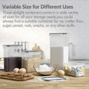 CHEFSTORY Airtight Food Storage Containers Set, 14 PCS Kitchen Storage Containers with Lids for Flour, Sugar and Cereal, Plastic Dry Food Canisters for Pantry Organization and Storage by CozyNest Decor