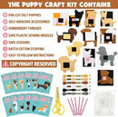 CiyvoLyeen Puppy Craft Kit Kids DIY Crafting and Sewing Set Dog Stuffed Animal Felt Plushie for Girls and Boys Educational Beginners Sewing Set Sewing Kits for Kids Age 8 9 10 11 12 by TinyTreasures Baby Boutique