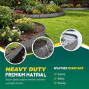 Corrugated Metal Garden Edging, 6"×40Ft Durable Landscape Border for Garden, Lawn, Flower Beds and Paver Edging (Gun Silver) by GreenHaven Gardens