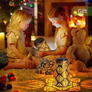 JSOT Outdoor Solar Lantern - 2 Pack Solar Outdoor Lights Hanging Lantern Patio Lanterns Decorative for Garden Yard Backyard Front Porch Halloween Christmas Day by GreenHaven Gardens