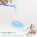 California King Size Waterproof Mattress Protector Fitted Terry Mattress Pad Cover with Deep Pocket Up to 18'' by TinyTreasures Baby Boutique