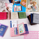 Melsbrinna Rfid Passport Holder for Travel women/Men, Cute Passport Wallet Rfid Blocking Card Slots, Rfid Passport Cover/CaseTravel Wallet, Passport Book Holder (1, Pink3) by TinyTreasures Baby Boutique
