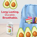 BioSwiss Bandages, Avocado Shaped Self Adhesive Bandage, Latex Free Sterile Wound Care, Fun First Aid Kit Supplies for Kids, 24 Count by TinyTreasures Baby Boutique
