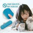 Lint Brush and Pet Hair Remover for Laundry, Clothes, Couches, Car Seats, Furniture and Fabric. Reusable Dog and Cat Fur Wizard Hair Removal Brush. ALLISTAR (Sky Blue) by CozyNest Decor