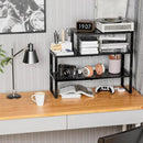 Expandable Spice Rack,Stackable Storage for Cabinet, Multi-Functional Kitchen Shelving,Height-Adjustable,Sustainable Organizer Solution(3Packs/Black/Medium) by CozyNest Decor