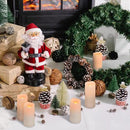 Aignis 24pcs Flameless LED Candles Battery Operated with 10-Key Remote Timer, Outdoor Waterproof Electric Lights, Warm Flickering Glow for Cozy Home/Wedding/Holiday Décor (D2.2'' x H4''/5''/6''/7'') by CozyNest Decor