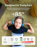 Belkin SoundForm Mini - Wireless Bluetooth Kids Headphones, 30H Battery, 85dB Safe Volume Limit, Built-in Microphone - Toddler On-Ear Earphones for iPhone, iPad, Fire Tablet, Ideal for School - Blue by TinyTreasures Baby Boutique