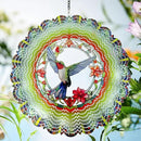 Metal Wind Spinners - Hummingbird 12 inch 3D Stainless Steel Hanging Wind Spinner Metal, Gifts for Women Mom Grandma Wife, for Indoor/Outdoor Decor, Yard Art, Garden Decoration by GreenHaven Gardens