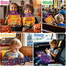 2 Set Halloween Reusable Sticker Books for Toddlers 3+, Halloween Stickers for Kids, Sticker Book for Toddlers 3+ Years, Halloweens Gifts for Kids Girls Boys by TinyTreasures Baby Boutique
