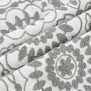 HWY 50 Gray Grey Decorative Throw Pillow Covers 18x18 Inch (1 Piece), Embroidered Cotton Farmhouse Cushion Cover Pillow Case for Sofa Couch Living Room Bed, Little Sunflower by CozyNest Decor