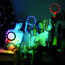 TOSY Flying Ring - 16 Million Color RGB or 12 LEDs, Super Bright, Lost Mode, Auto Light Up, Camping Essentials for Kids/Teens/Boy/Girl, Safe & Soft, Waterproof, Pool/Beach Games, Lightweight Toy by TinyTreasures Baby Boutique