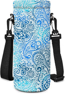 AUPET Water Bottle Bag Carrier,24oz/32oz Insulated Neoprene bottle Sling Holder Case Pouch Cover for 1000ML/750ML Bottles with Shoulder Strap for walking by TinyTreasures Baby Boutique