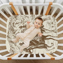 Western Desert Cowboy Crib Sheets for Boys and Girls, Fitted Baby Crib Sheets Soft and Breathable Mini Crib Sheets 39 X 27 Inches by TinyTreasures Baby Boutique