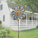 Decoroca Outdoor Wind Spinners - 72in Metal Sculpture, Classic 360° Kinetic Spinner by GreenHaven Gardens
