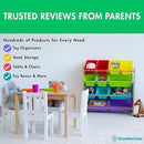 Humble Crew Kids Toy Storage Organizer with 12 Plastic Bins, Natural Wood/Rainbow – Removable Bins for Playroom, Bedroom, Toddler Furniture for Boys and Girls Ages by TinyTreasures Baby Boutique
