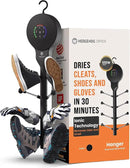 Hedgehog Hanger Shoe Dryer and Deodorizer for Sneakers, Gloves & Mittens – Rapid 4 Pair Shoes Dryer with Ionic i3 Turbo Technology, Turbocharged Drying, Silent & Tornado Mode, Adjustable Heat, Black by CozyNest Decor