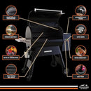 Traeger Ironwood 885 Wood Pellet Grill and Smoker, WiFi Pellet Smoker Grill with Super Smoke Mode, D2 Controller, Large 885 sq. in. Cooking Area, Outdoor BBQ Electric Pellet Smoker, TFB89BLFC by GreenHaven Gardens