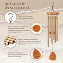 50th Wedding Anniversary Wind Chime, Happy 50th Anniversary Romantic Gifts for Couple, Parents, Wife, Husband, Friends, Golden Anniversarys Keepsake Gifts Ideas by CozyNest Decor