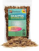 Eucalyptus Mulch - Improve Soil Health and Moisture Retention for Thriving Plants - 3 QUARTS by GreenHaven Gardens