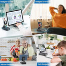 Cell Phone Stand with Wireless Bluetooth Speaker and Anti-Slip Base HD Surround Sound Perfect for Home and Outdoors with Bluetooth Speaker for Desk Compatible with iPhone/ipad/Samsung Galaxy by GreenHaven Gardens