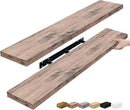 Sorbus Floating Shelves for Wall - 48 Inch Long Bathroom Shelves, Wall Decor for Bedroom, Kitchen, Living Room & Book Storage - Mounted Floating Shelf with Invisible Brackets (Mahogany, 2 Pack)