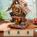 ROKR 3D Wooden Puzzles for Adults, Cuckoo Clock Model Kit, Room Home Decor DIY Watch Making Kit Functional Mechanical Building Toys, Hobbies Birthday Christmas Day Gifts for Men Women Kids 14+ by TinyTreasures Baby Boutique